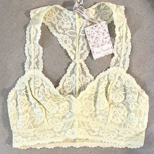 NWT Free People Lace Racerback Bra